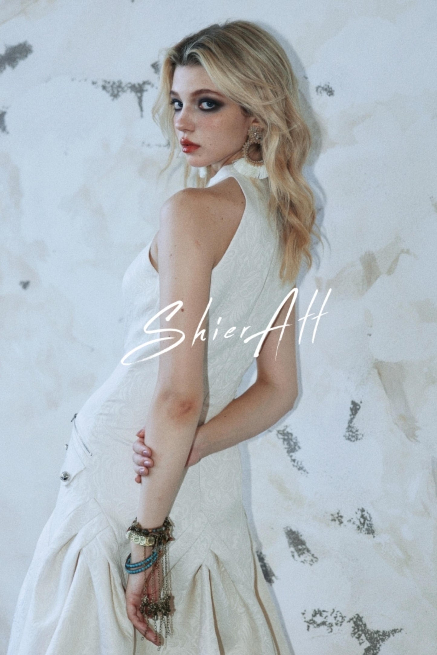 Stand-Up Collar Dress