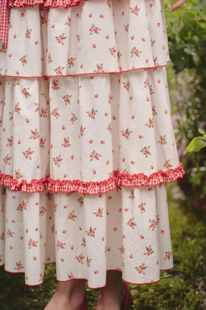 Summer Floral Tower Dress