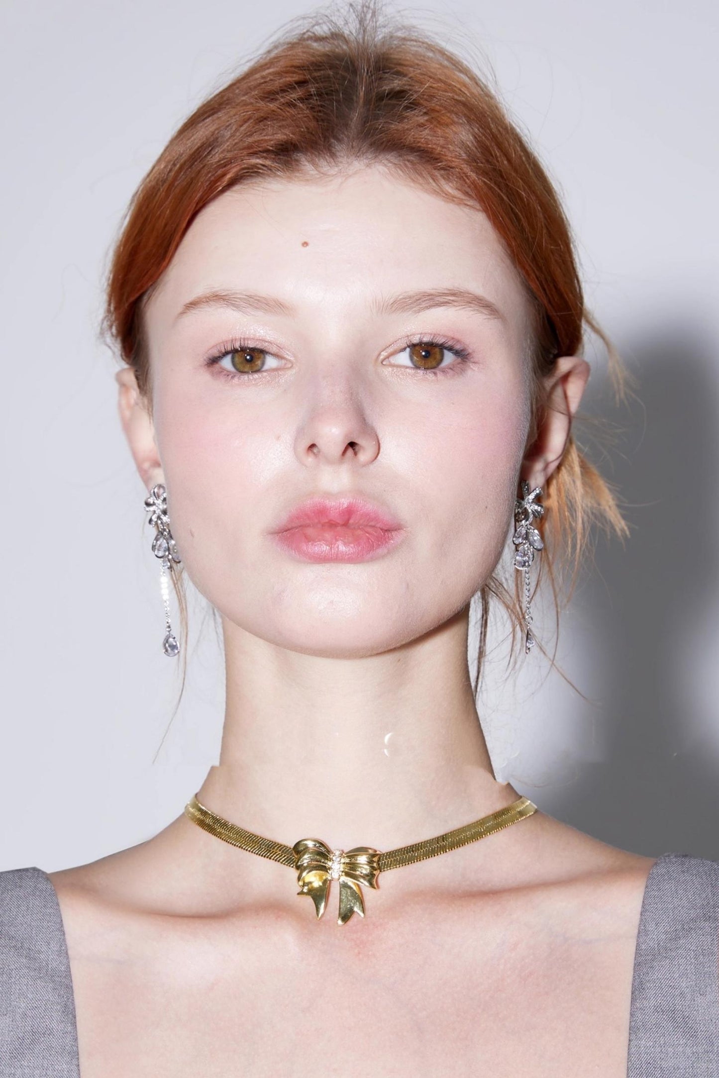 Sweet Sparkling Zircon Collarbone Necklace