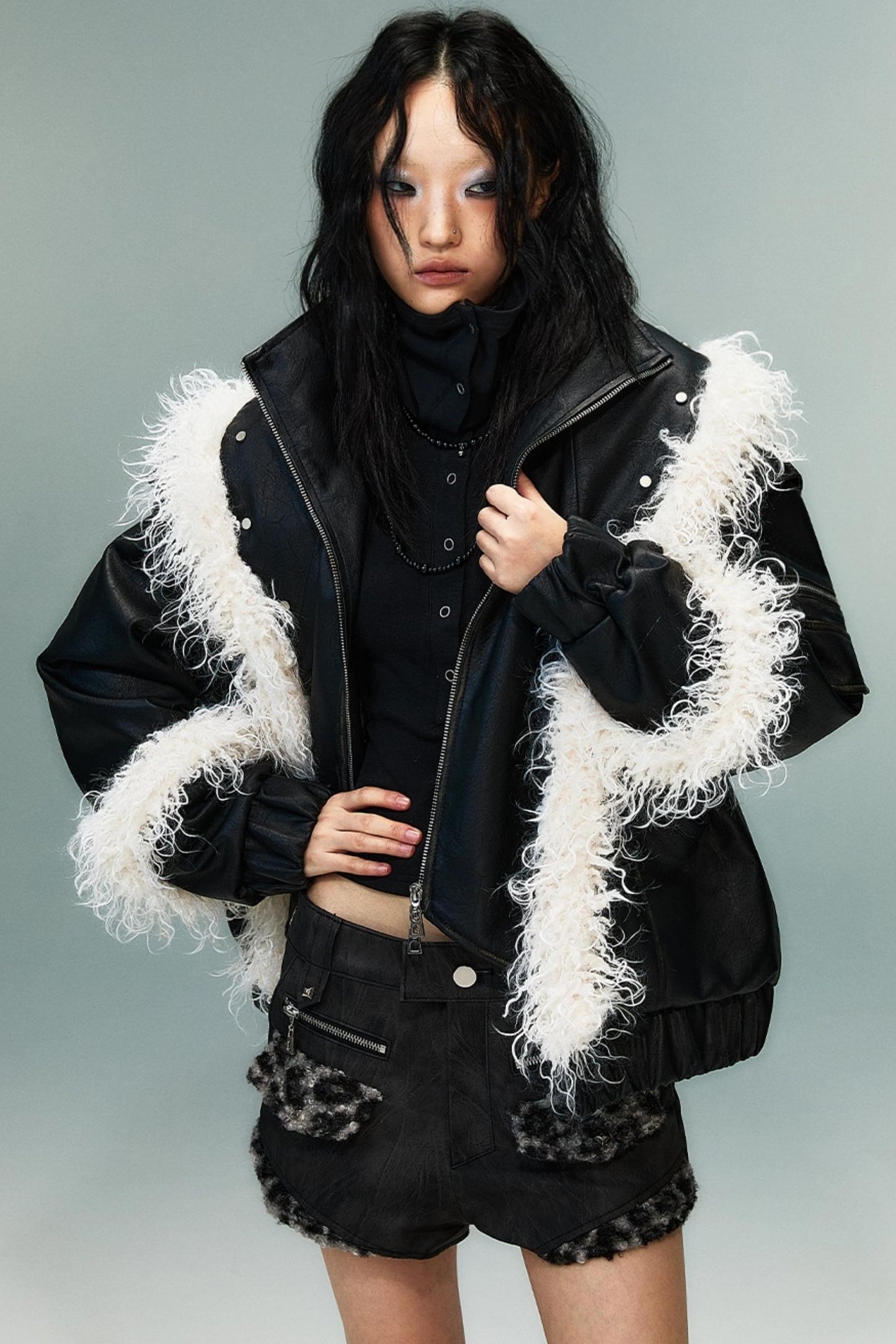 Autumn Vintage Punk Short Coat