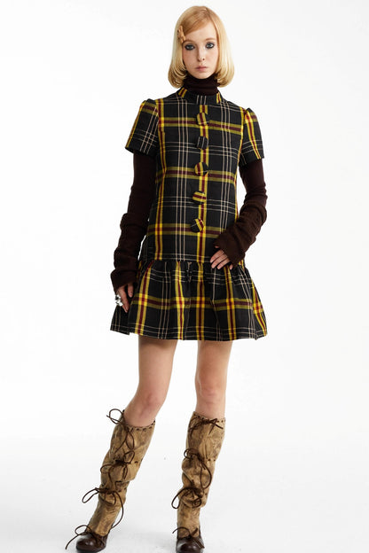 Fall Check Dress