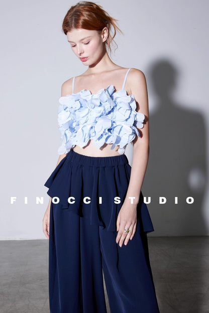 Ultra-Complex Double-Layer Petal Suspender