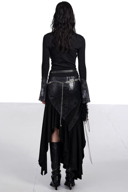 Mesh Paneled Beaded Top