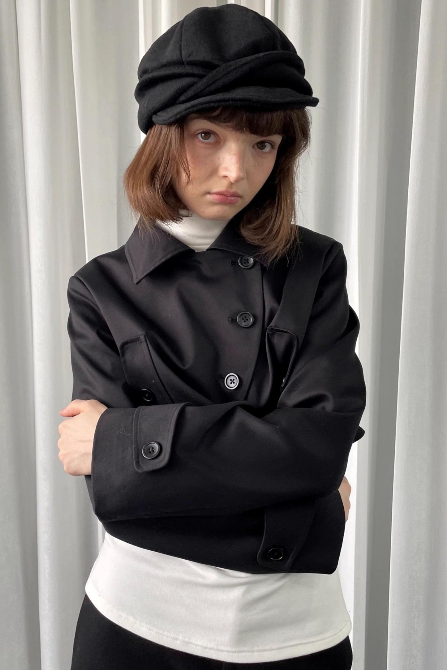 Black Versatile Short Jacket