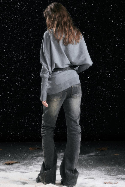 Asymmetrical Graffiti Top