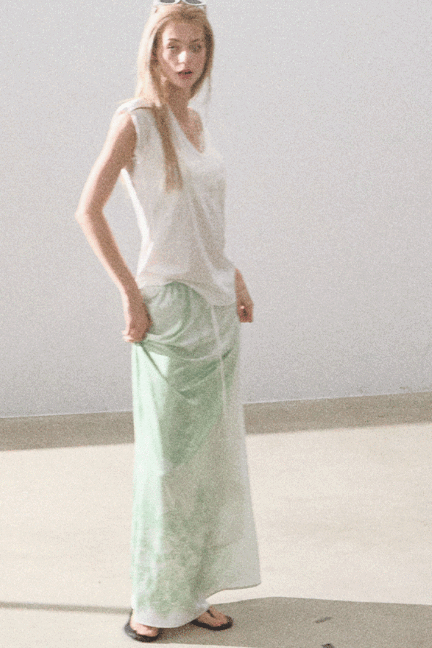 Soft Lace A-Line Skirt