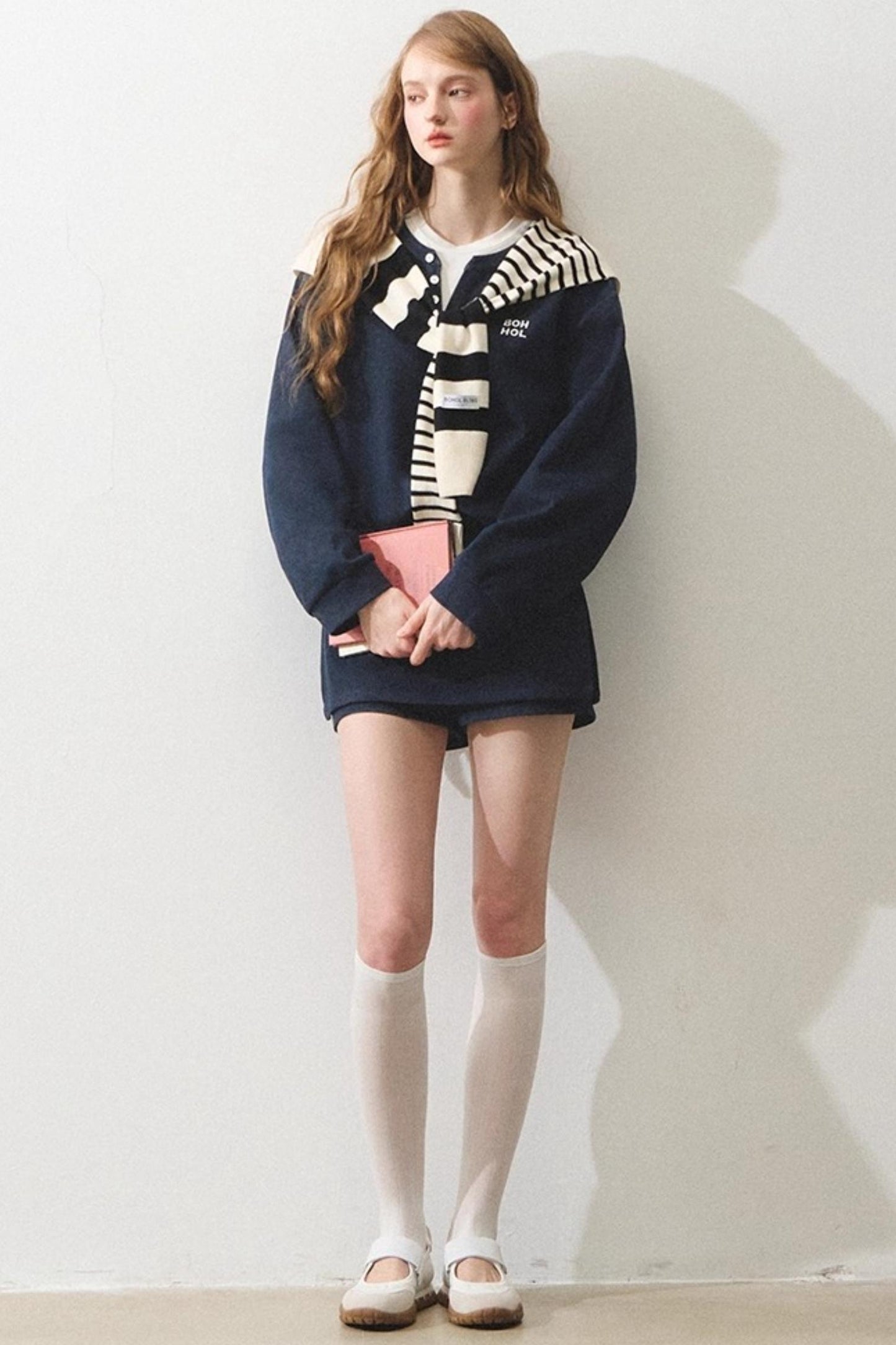 Mint Vintage Doppellagiges Sweatshirt
