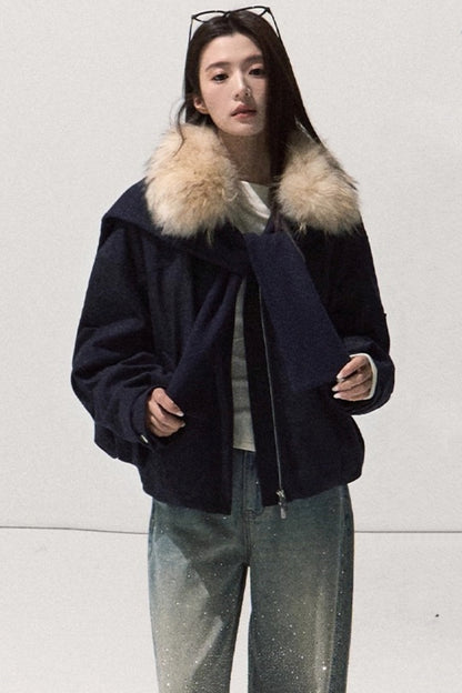 Wrap-Around Knit Sweater