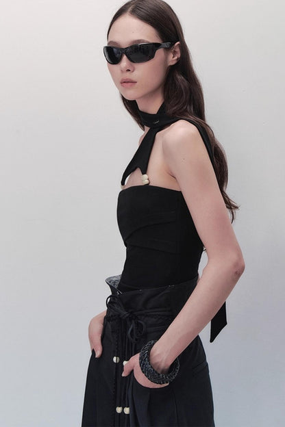 Reflection Black Camisole