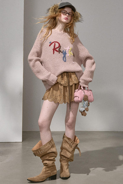 Cloud-Like Knit Pullover Top