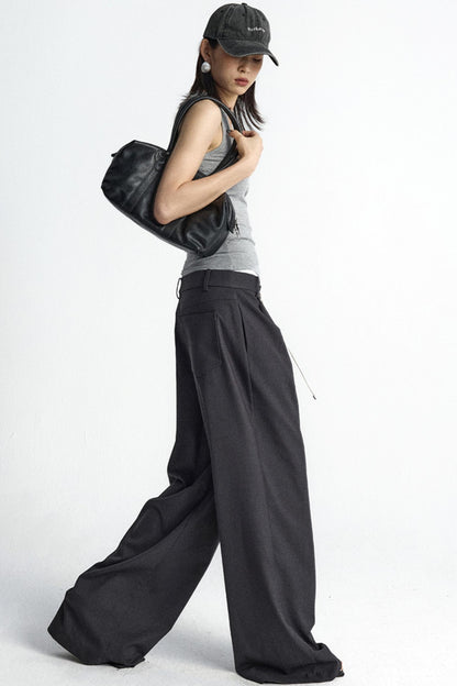 Elastic Waist Western Trousers