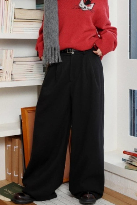 Black Sugar Wool Pants