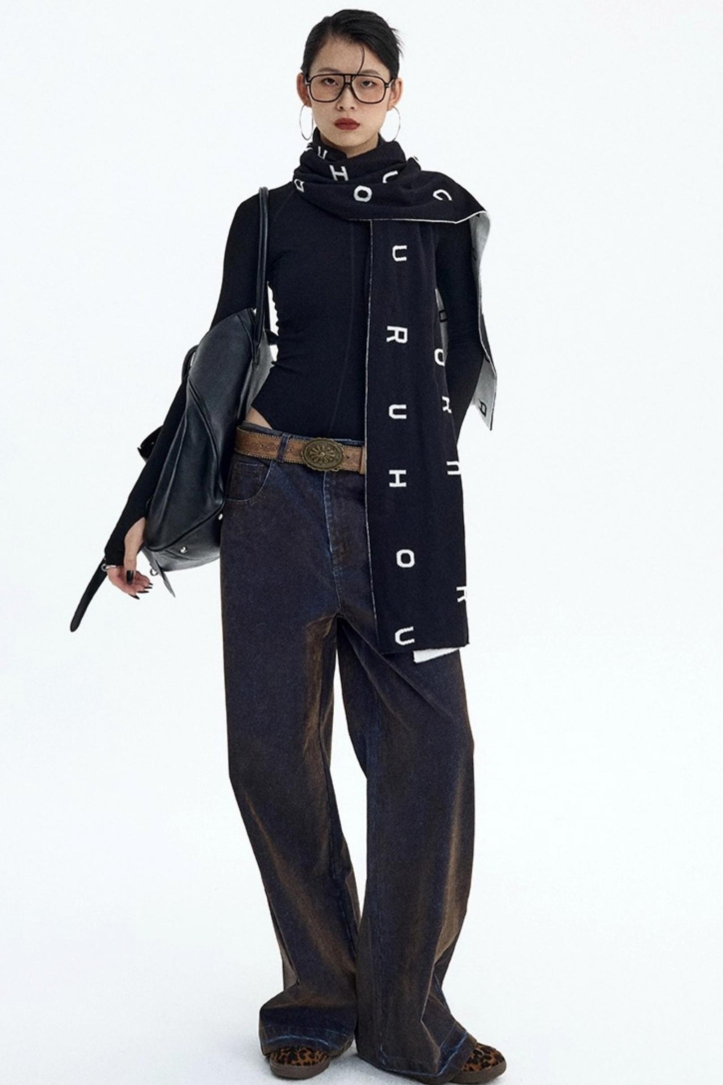 Distressed Velvet Winter Pants