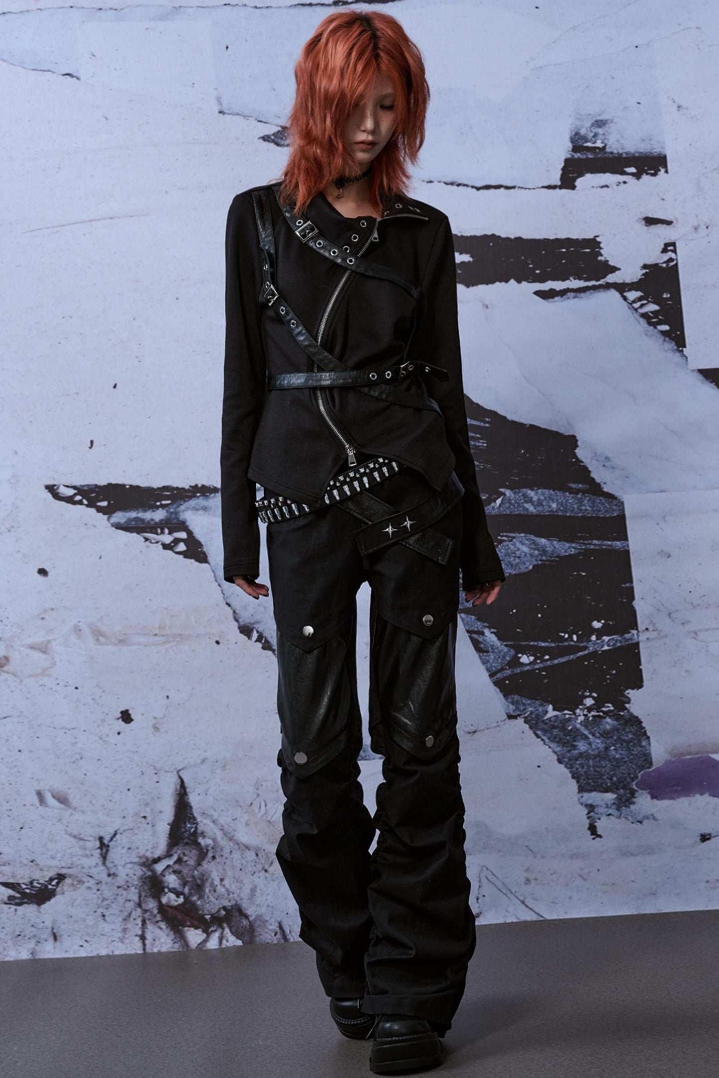 Street Style Patchwork Jeans