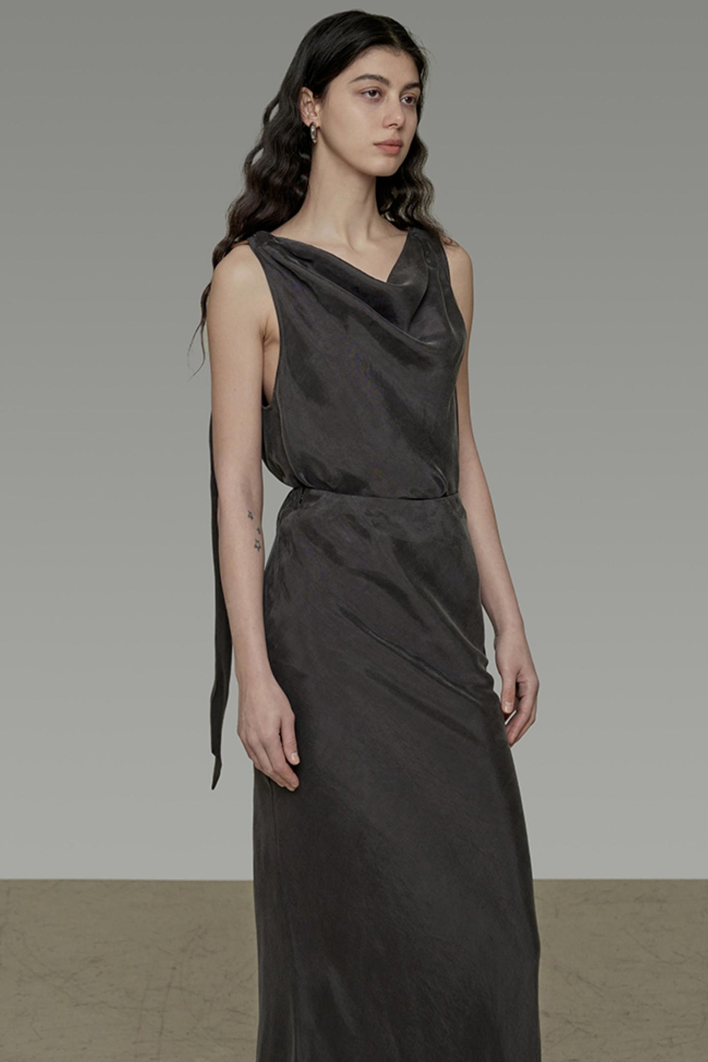 Summer Breeze Draped Two-Piece Set-Up