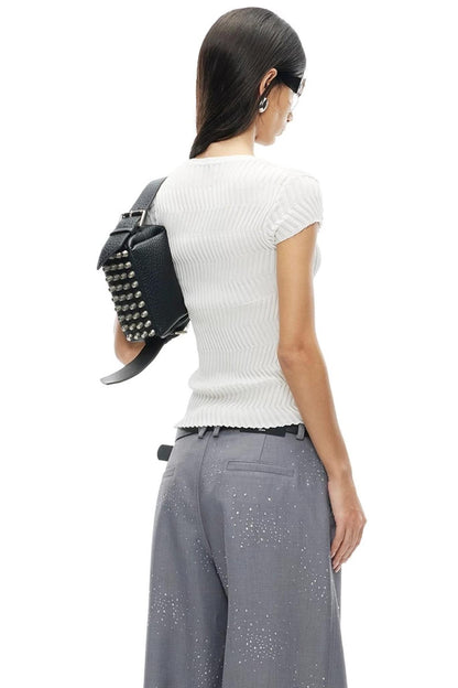 Silk-Cotton Knit Top