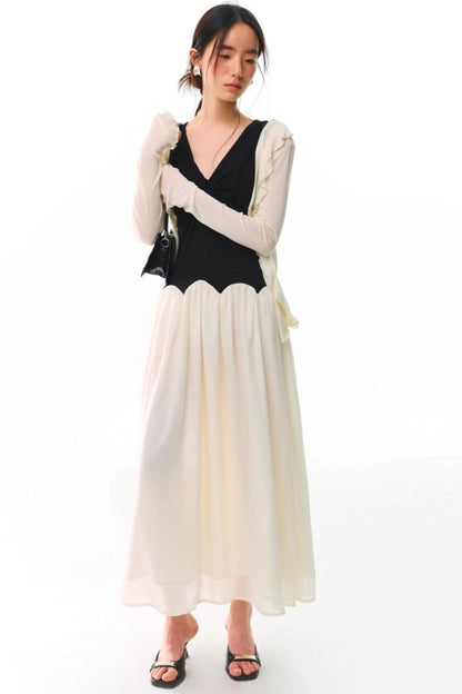 Soft Silhouette Bell Sleeve Knit Cardigan