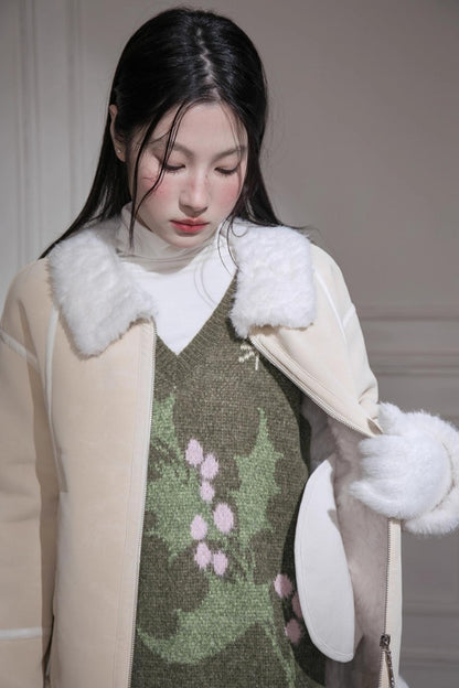 Pine Needle Knit Dress