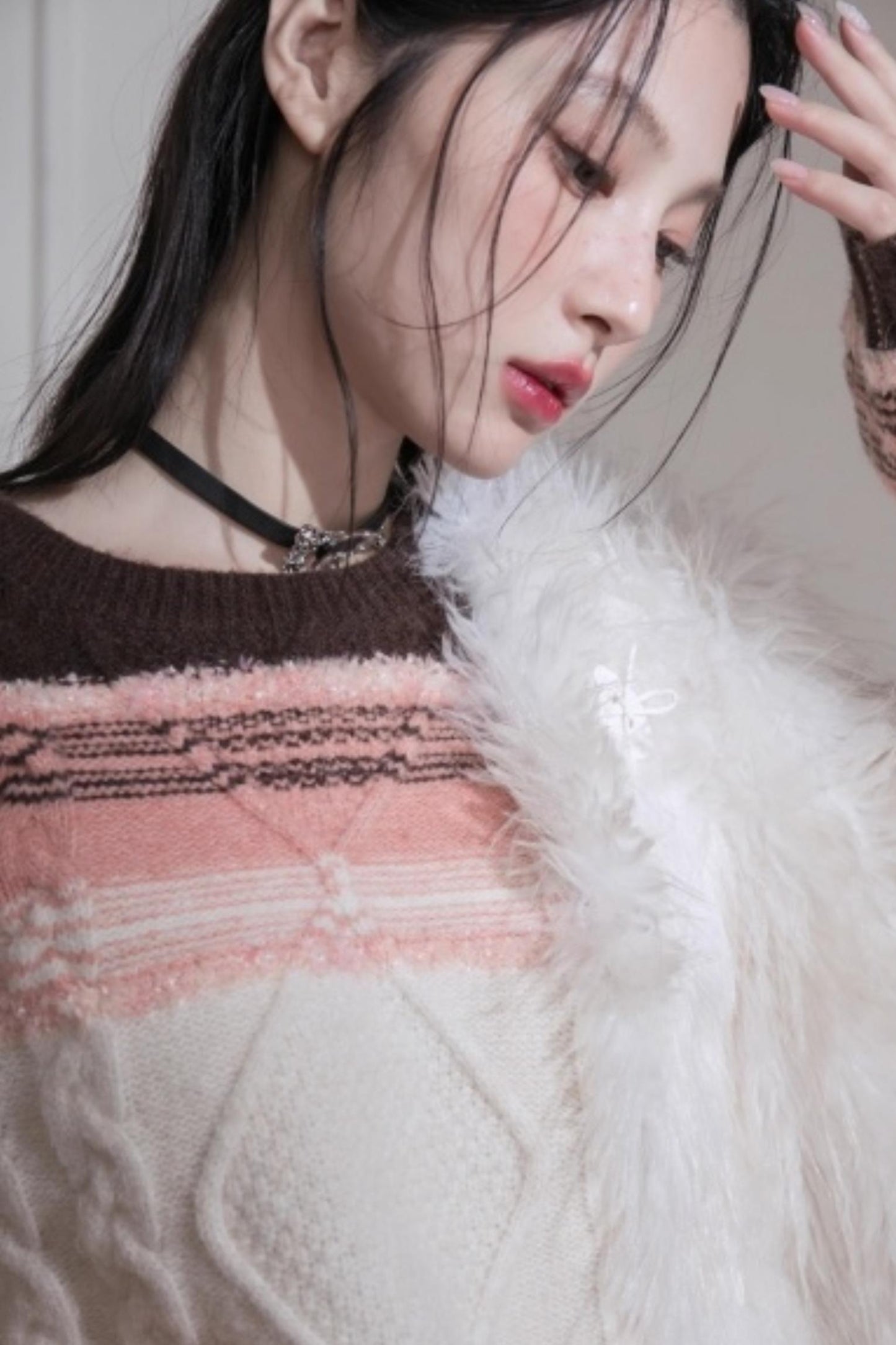 Simulated Texture Fur Vest