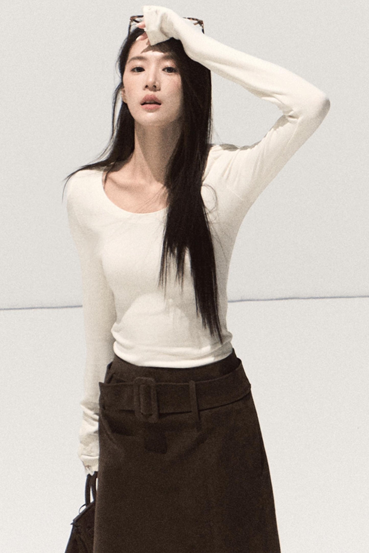 Wool Slim-Fit Lace Top