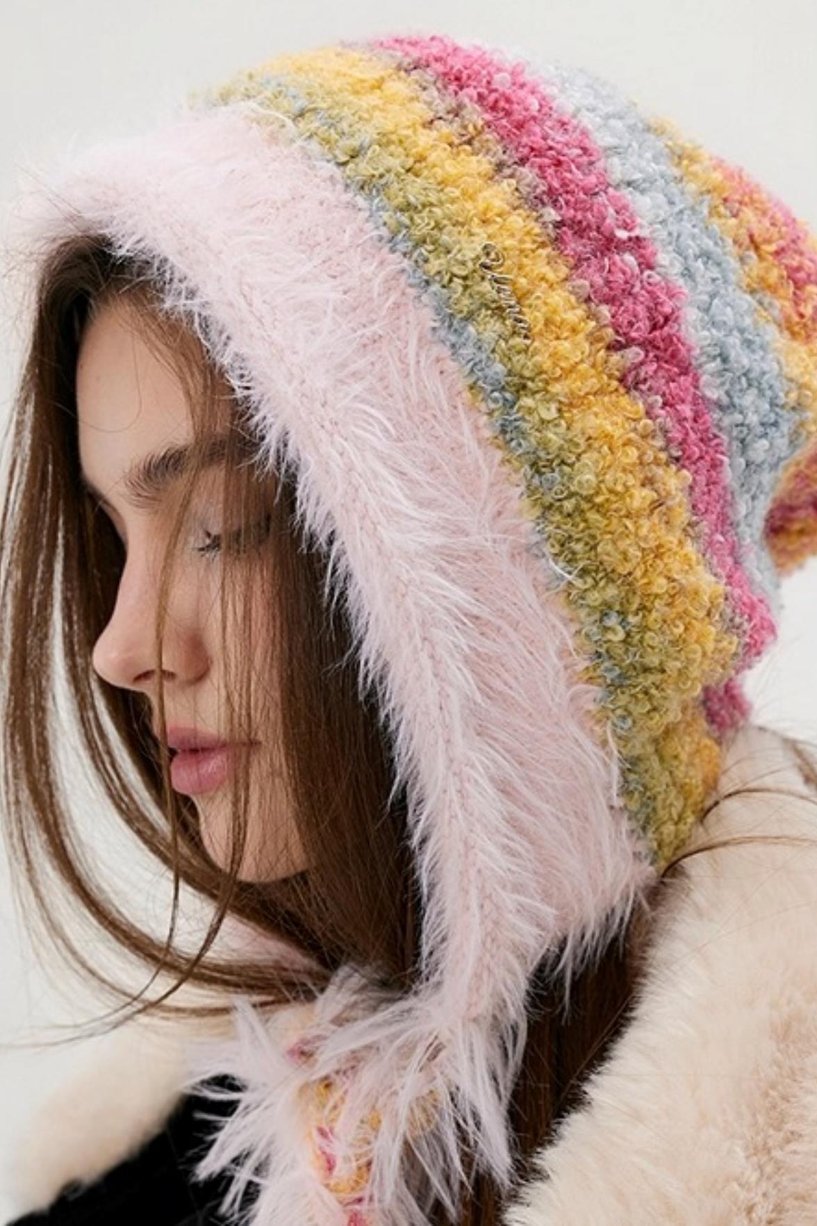 Gradient Knitted Beanie