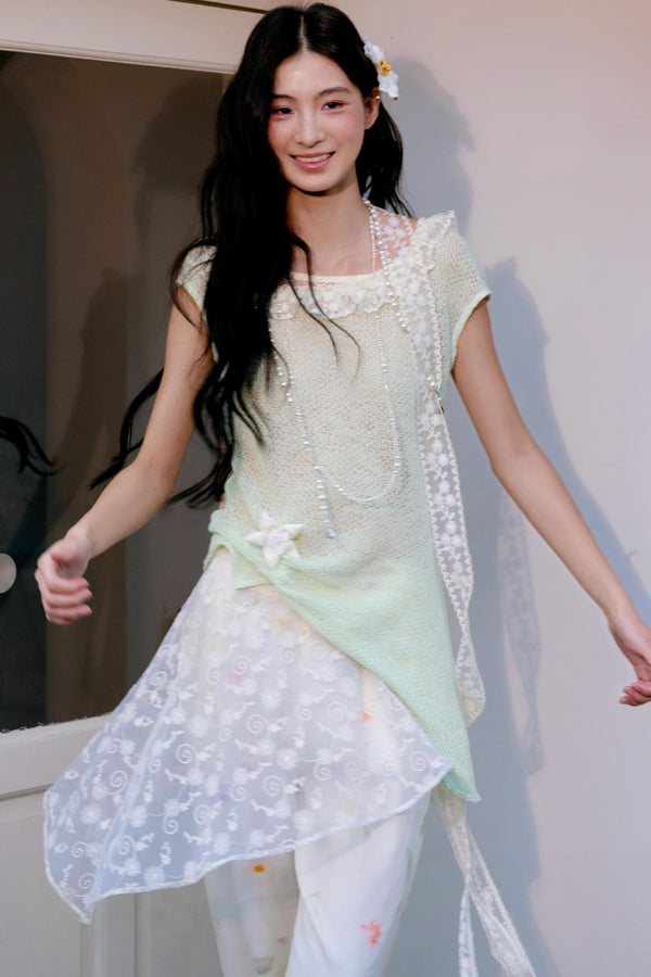 Green Fantasy Knit Set-Up