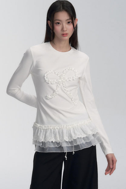 Lace Detail Layered Top