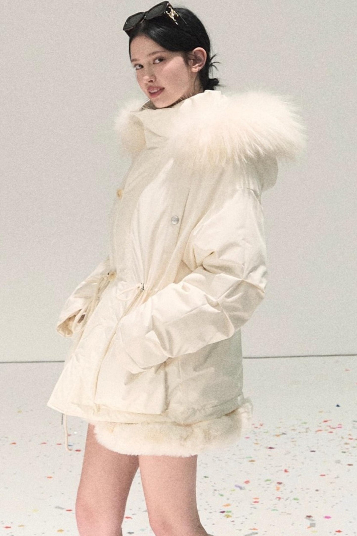 Snowfall Lace Knit Dress