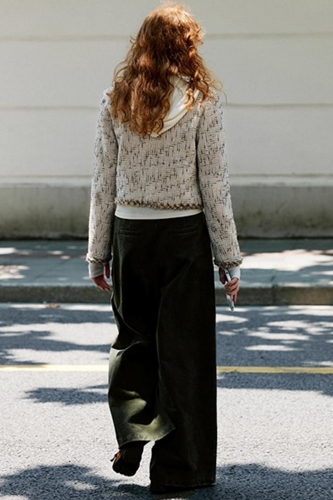 Waist Pleated Cargo Pants