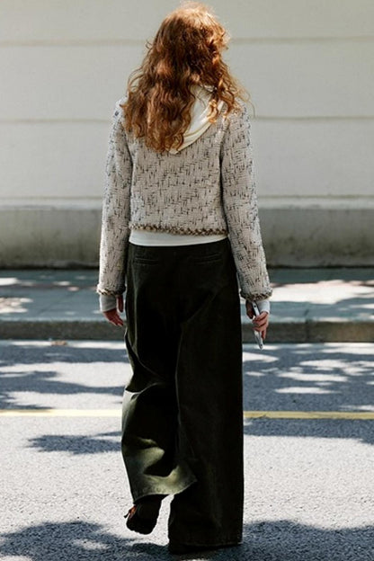 Waist Pleated Cargo Pants