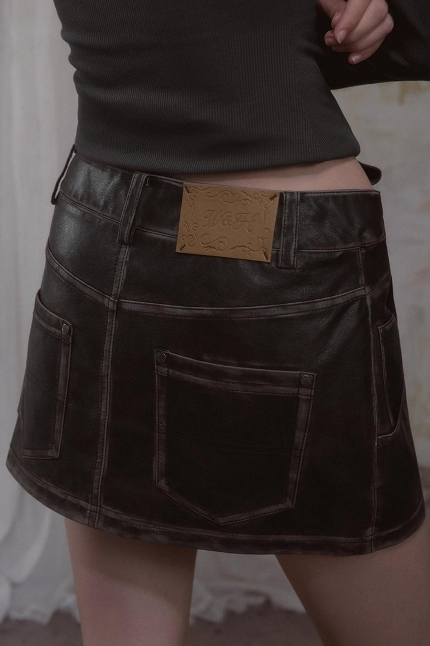 Retro Trendy Cool Short Skirt