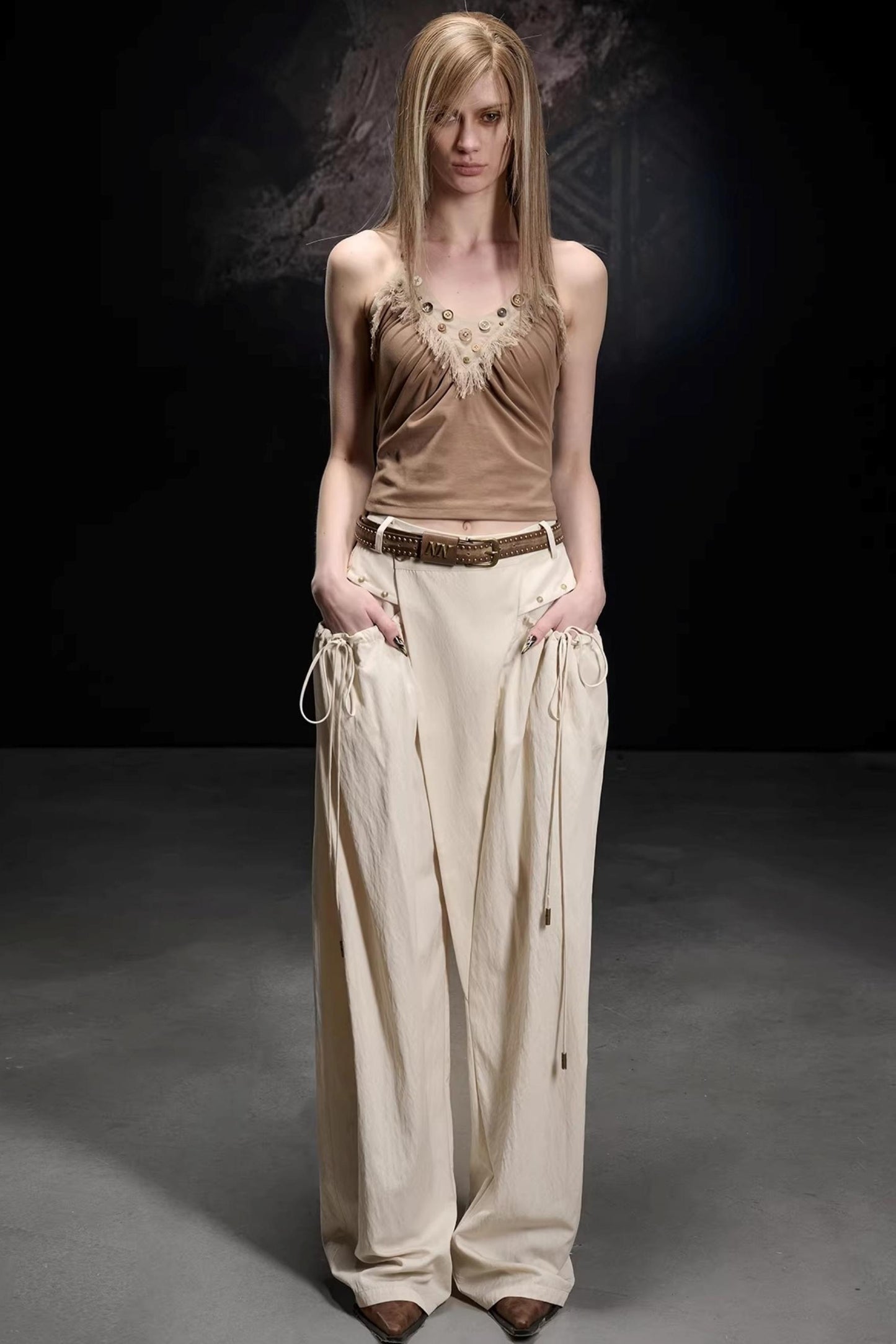 Nomadic Fringe Beaded Top