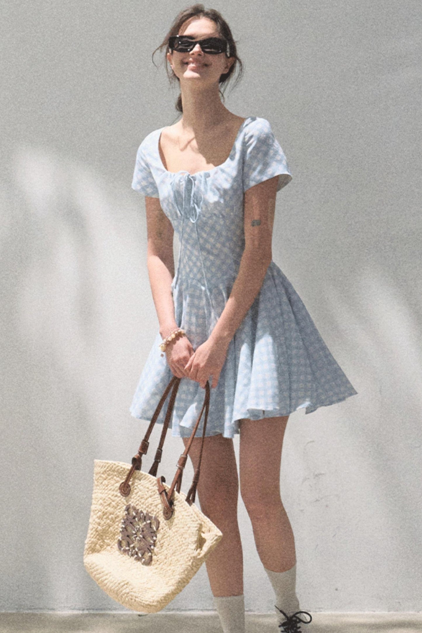 Tencel Bow Tie Dress