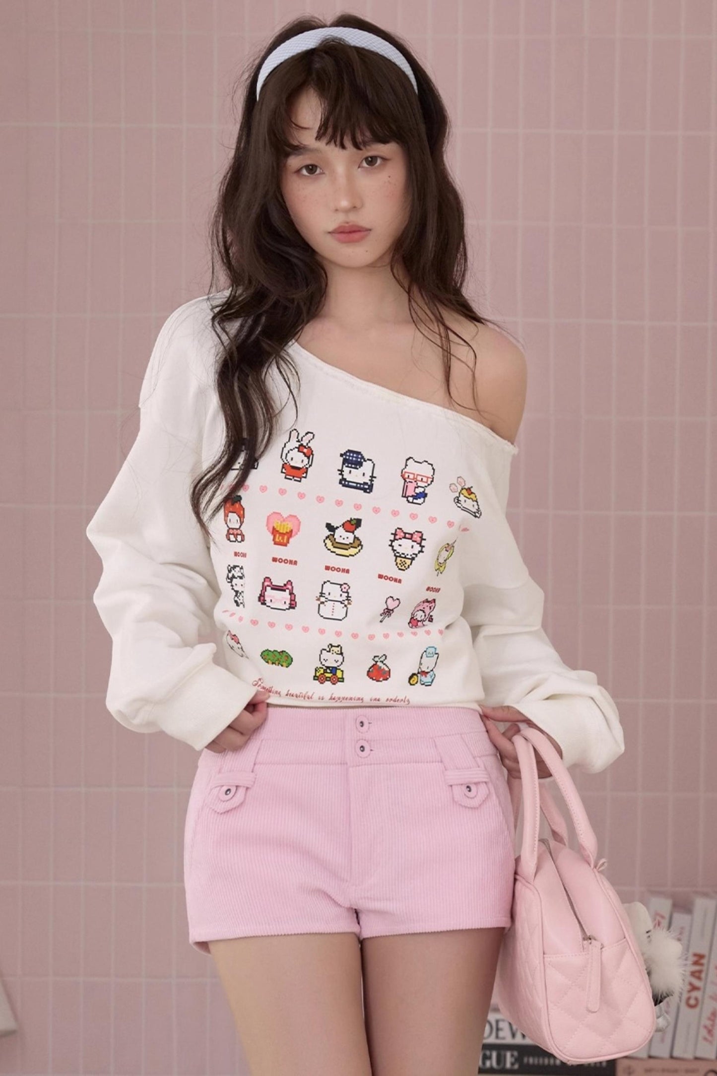 Retro Sweet Corduroy Shorts