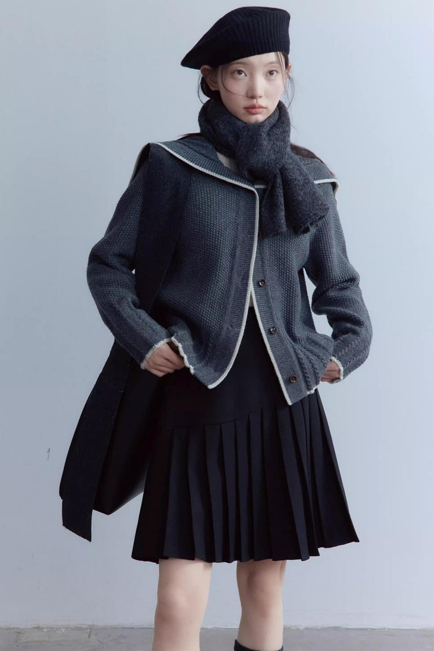 Handmade Crochet Knitted Beret