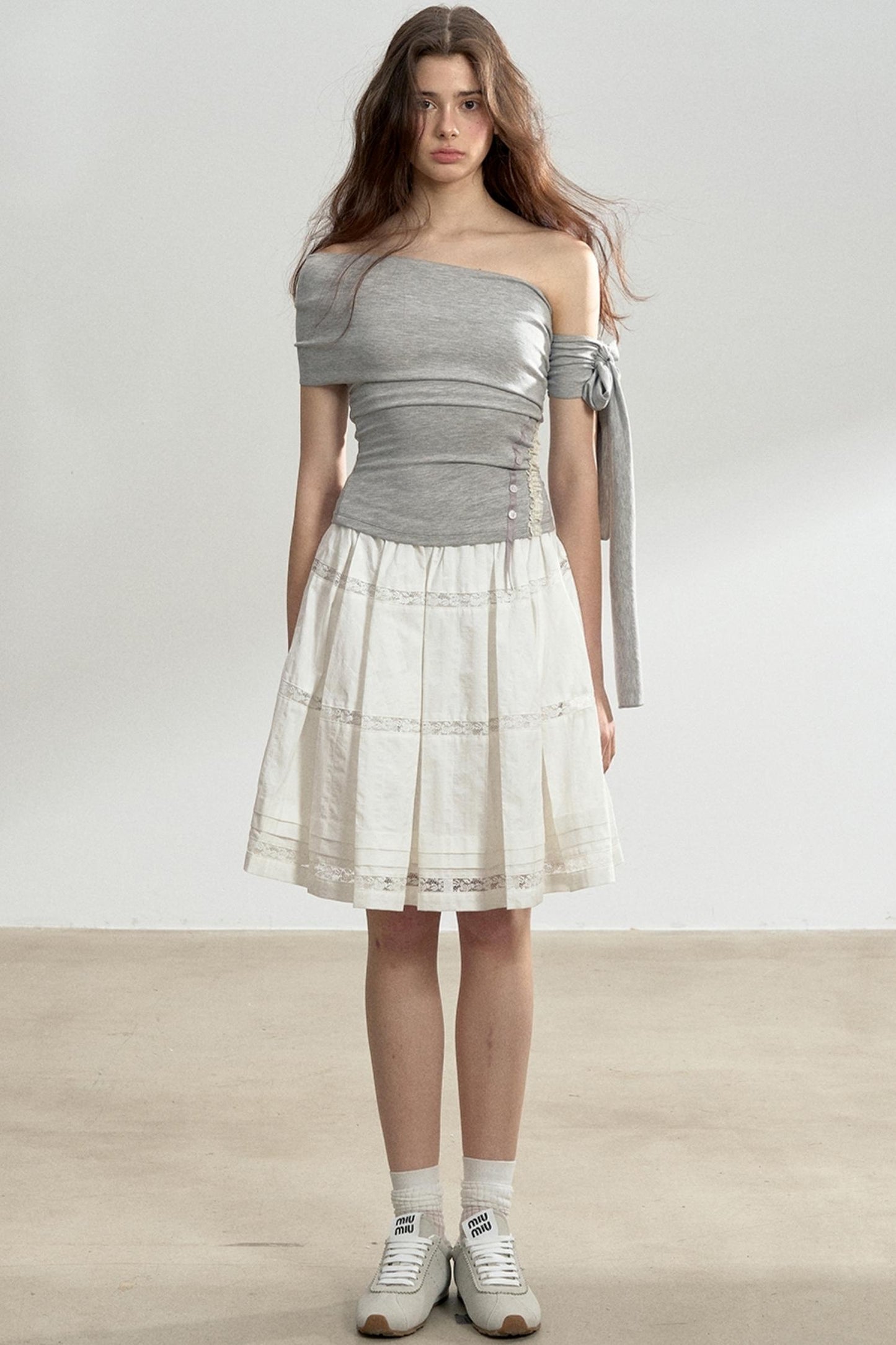 Vibes One-Shoulder T-Shirt