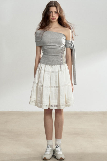 Vibes One-Shoulder T-Shirt