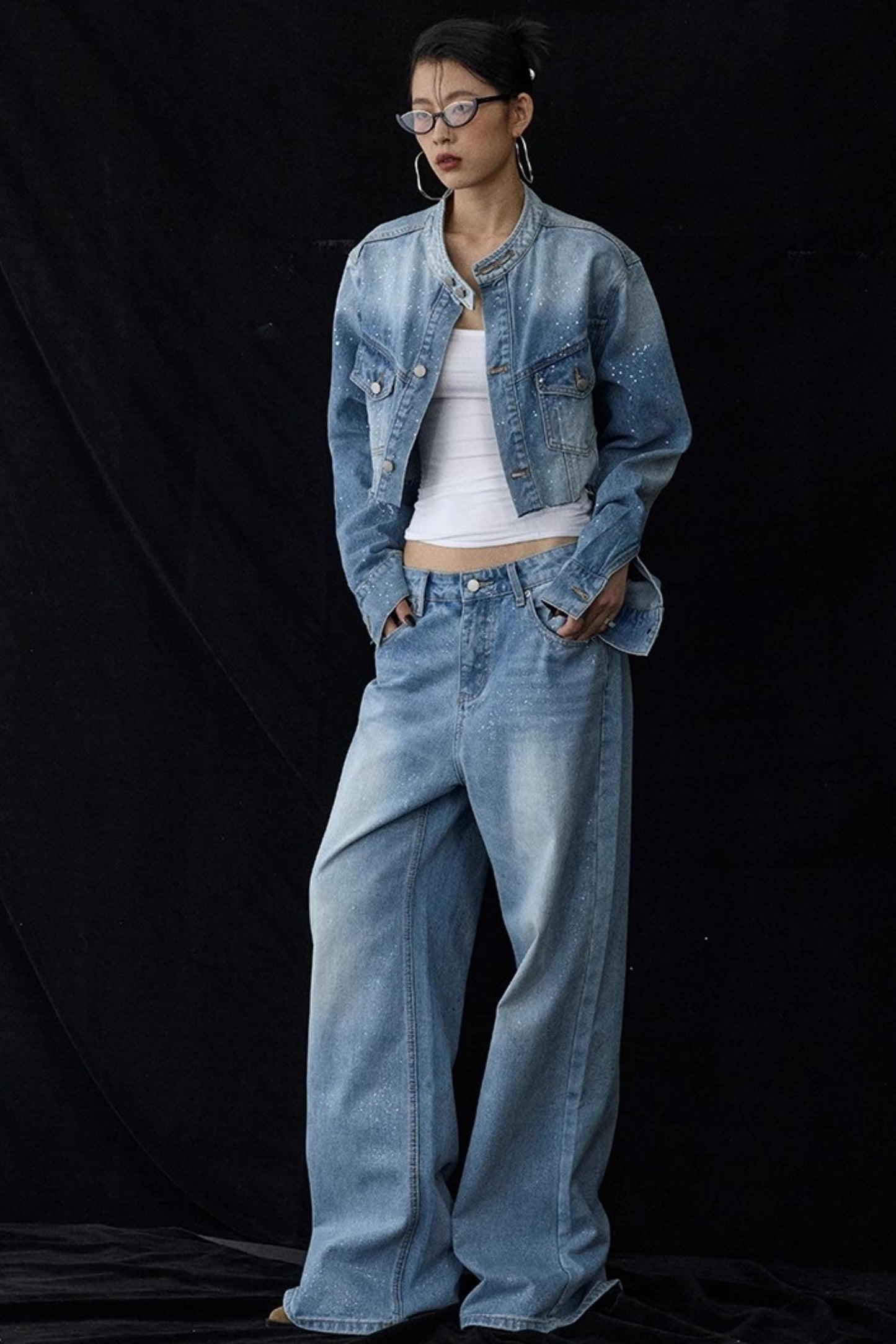 Blue Winter Denim Jacket