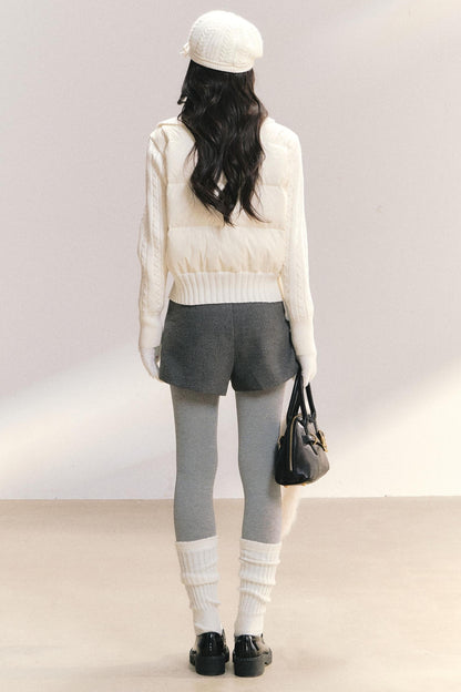 Slim Fit Twist Sleeve Coat