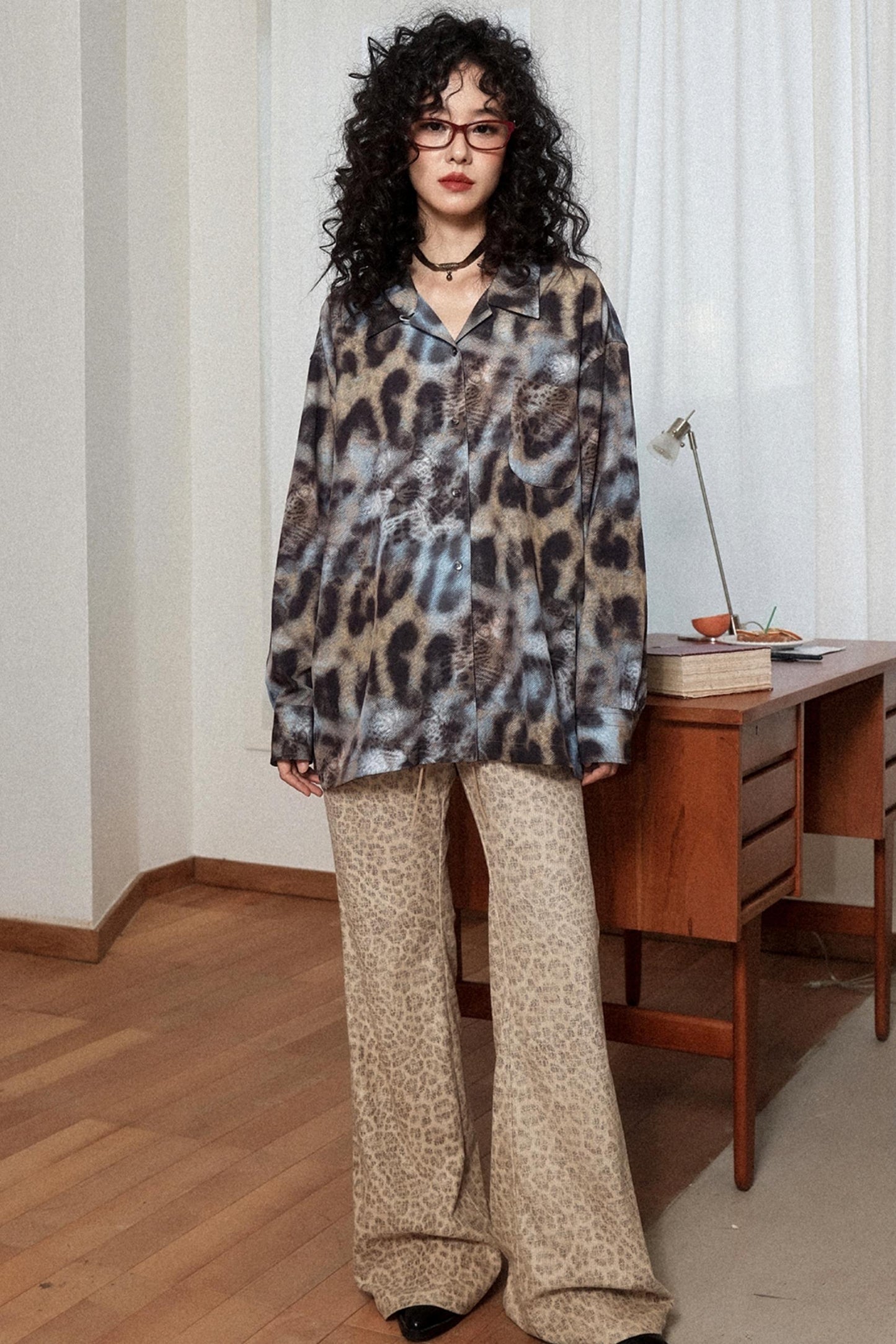 Gentle Corduroy Flared Pants