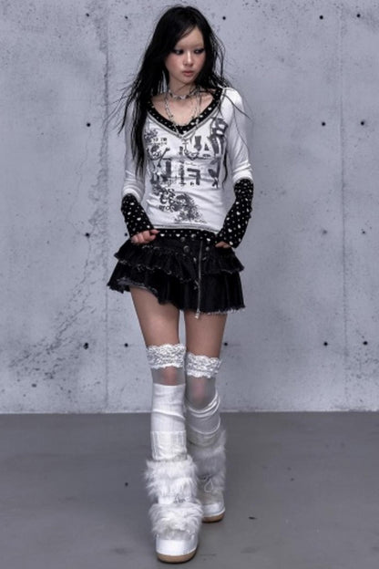 Retro Vintage Patchwork Top