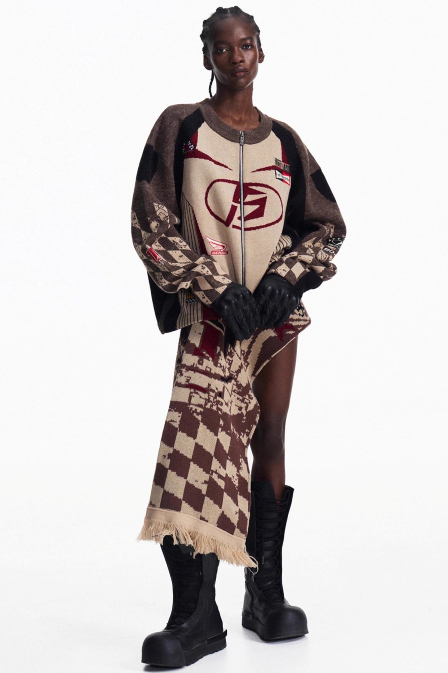 Racing Jacquard Vintage Snood