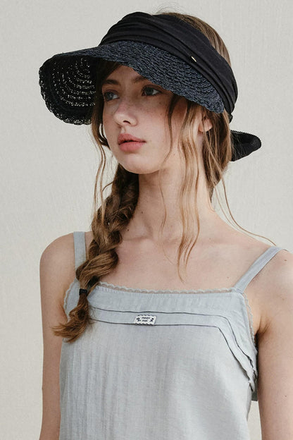 French Banana Fiber Sun Hat