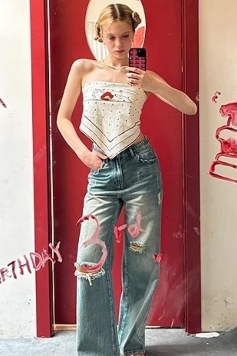 Twisted Retro Jeans