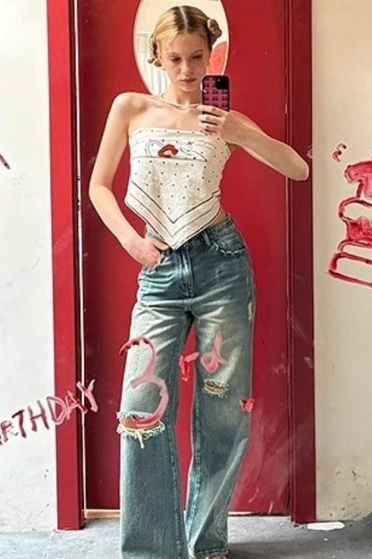 Twisted Retro Jeans