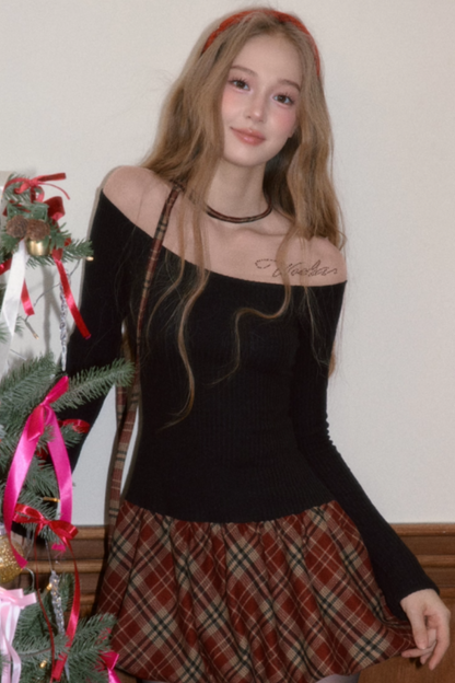 Color-Blocking Floral Dress