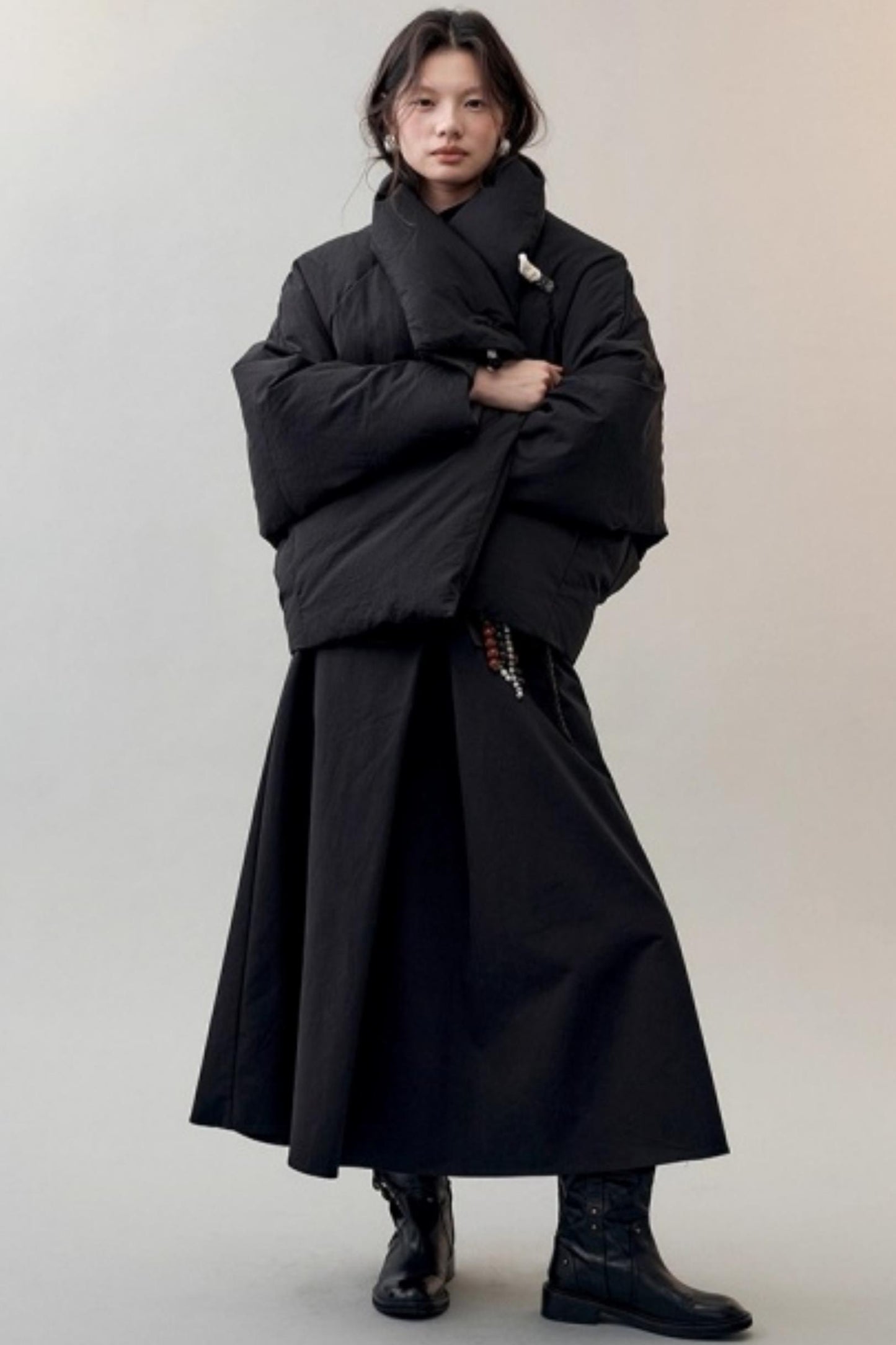 Chic Waist Deconstructed Skirt