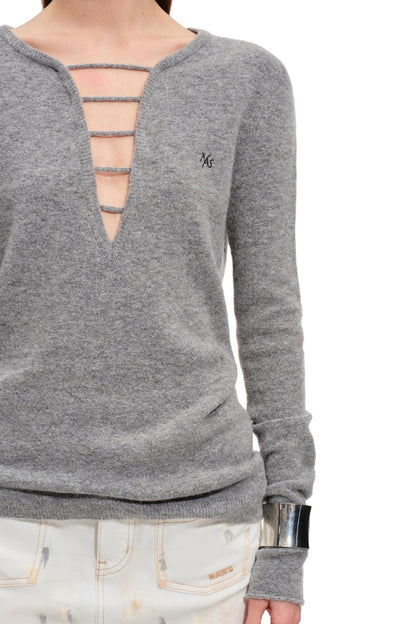 Alpaca Wool V-Neck Sweater