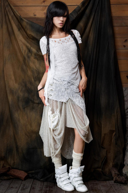 Retro Short Sleeve Top