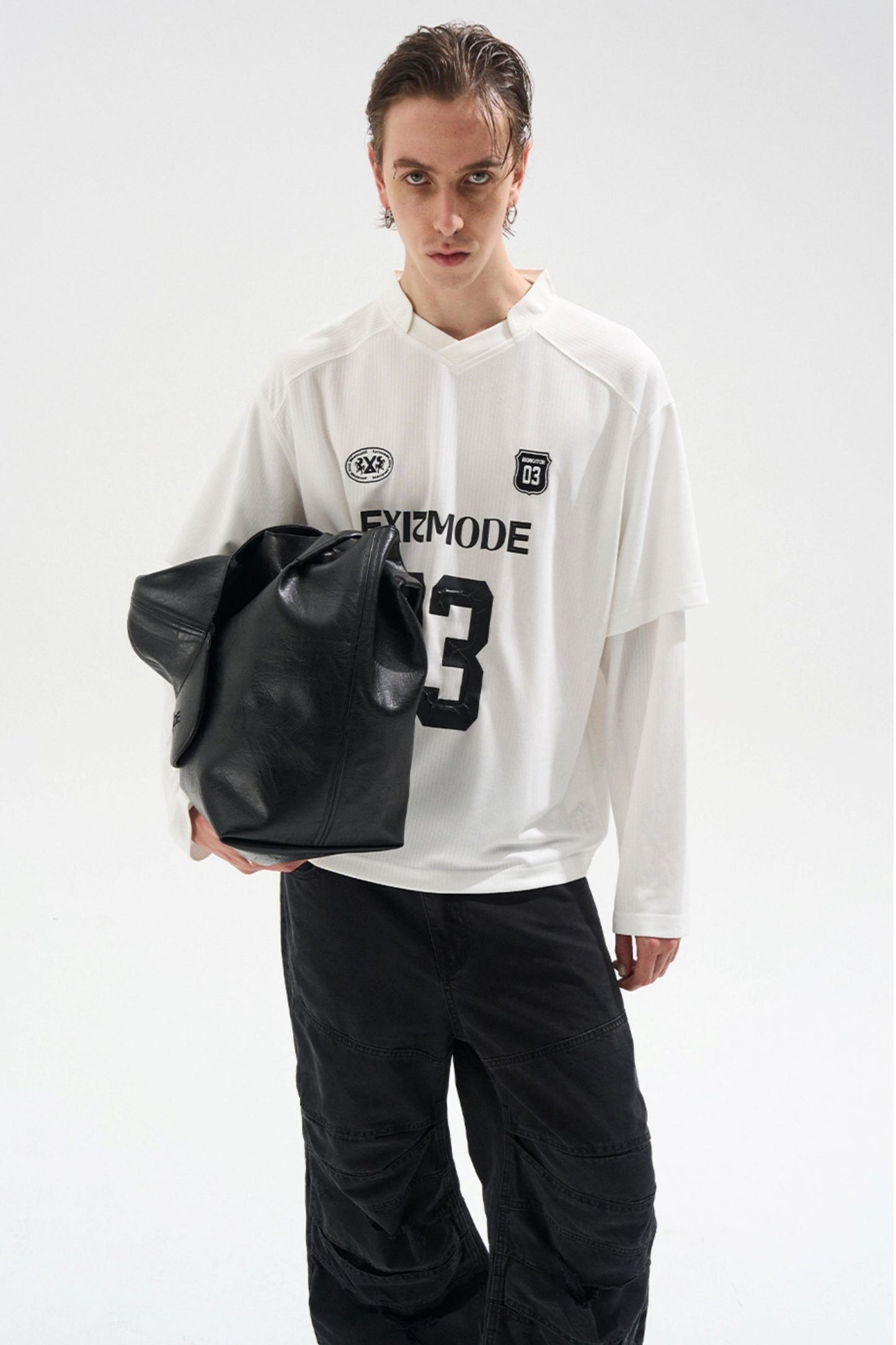 Striped Jersey Long Sleeve T-Shirt